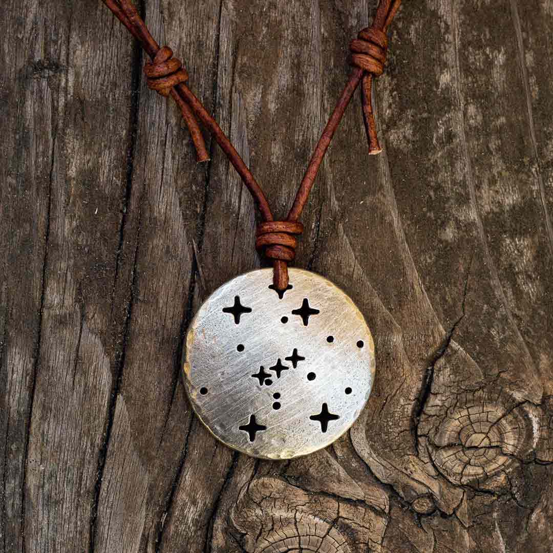 Orion Constellation Necklace - astronomy and space science jewelry. Great gift for an astronomy student or teacher.