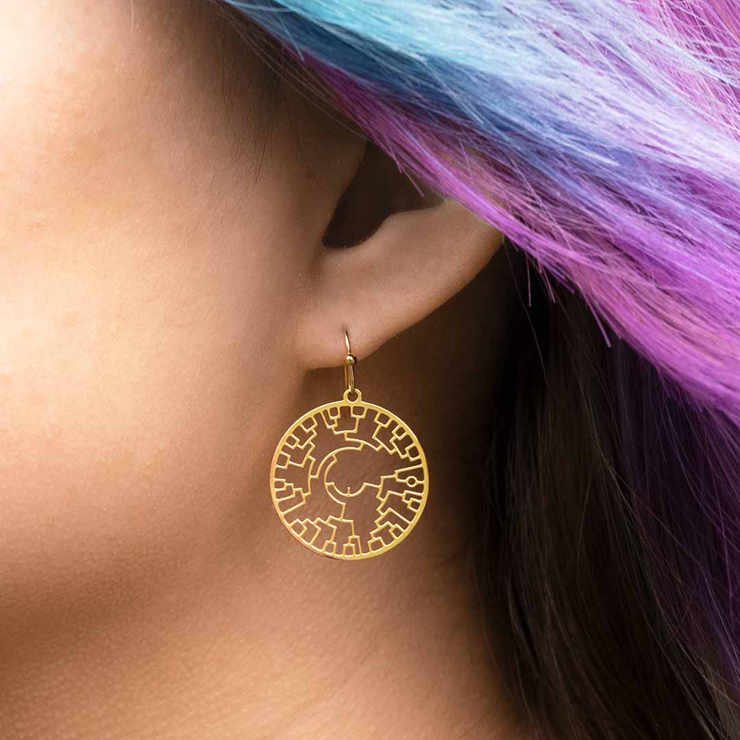 Phylogenetic Tree of Life Earrings