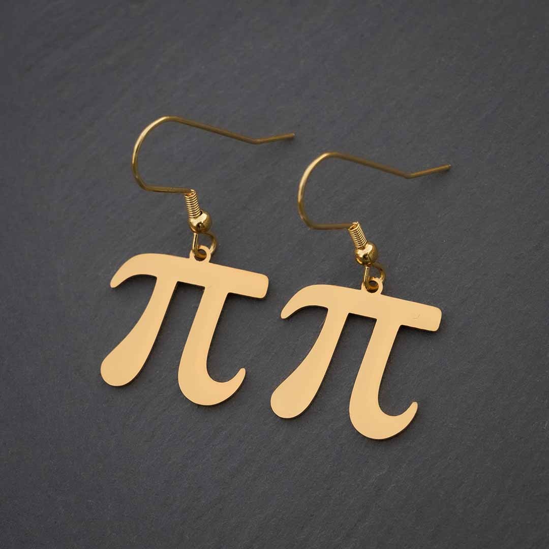 Pi Earrings