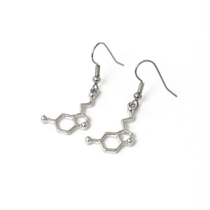 Neurotransmitter Molecule Earrings Boutique Academia
