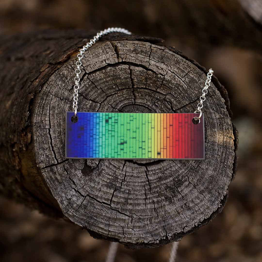 Solar Spectrum Bar Necklace