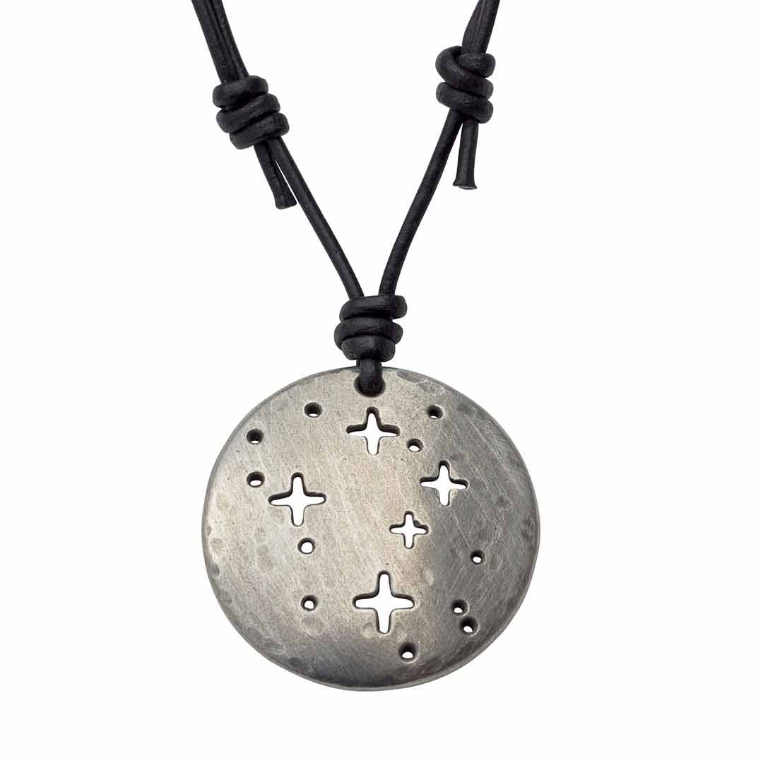 Southern Cross - Crux - constellation necklace - science &amp; astronomy jewelry. Great gift for a star gazer, teacher, or astronomer.