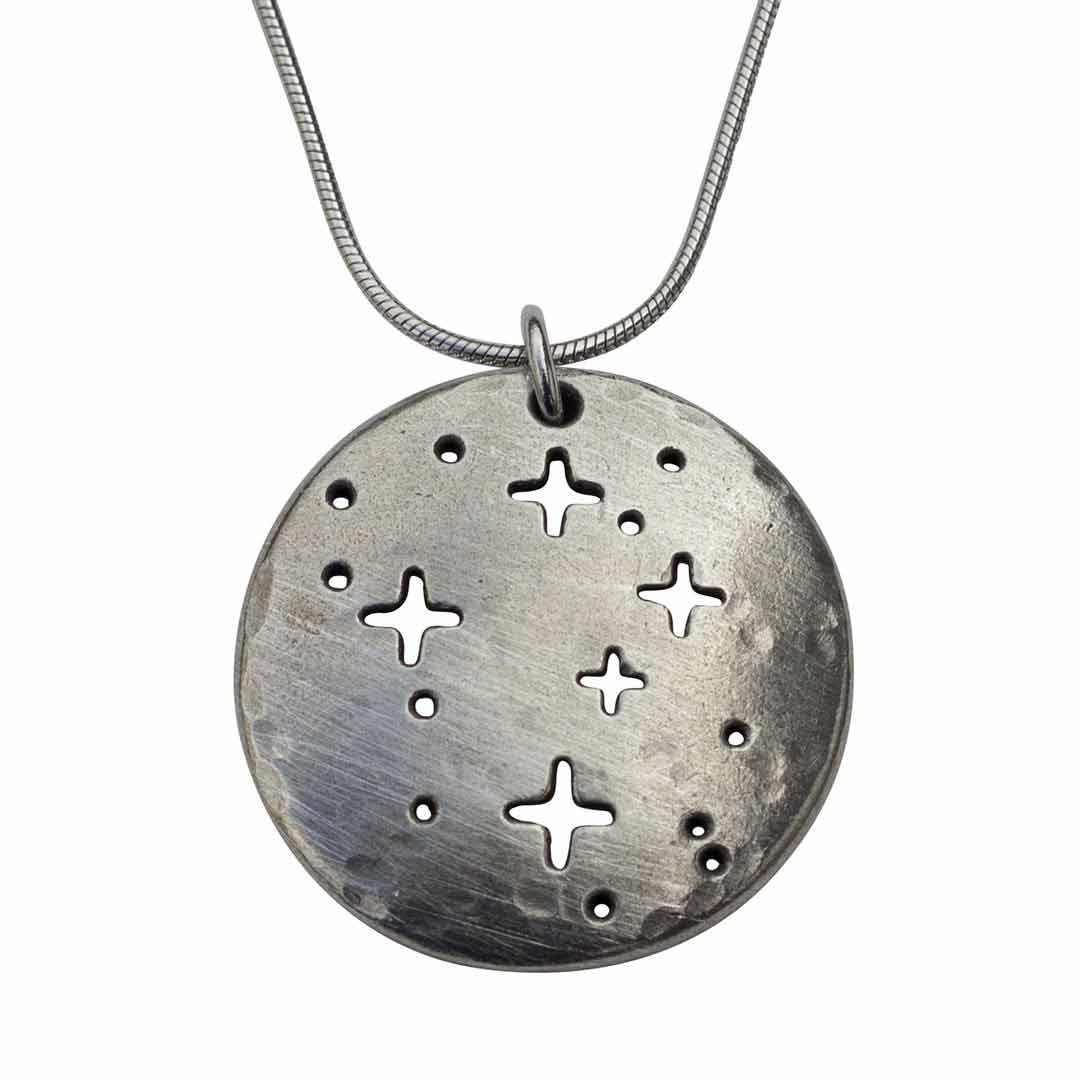 Southern Cross - Crux - constellation necklace - science &amp; astronomy jewelry. Great gift for a star gazer, teacher, or astronomer.