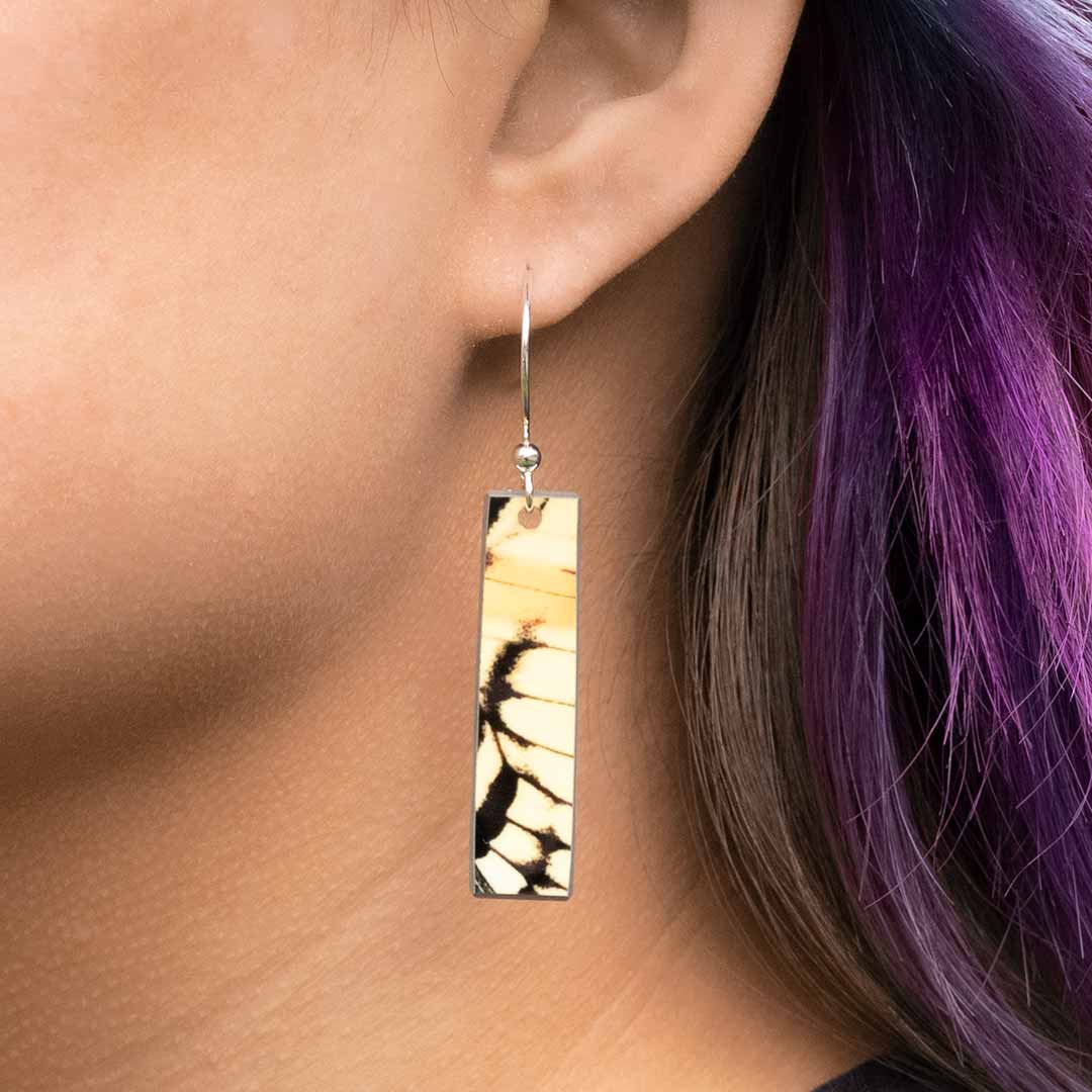 Swallowtail Butterfly Wing Earrings
