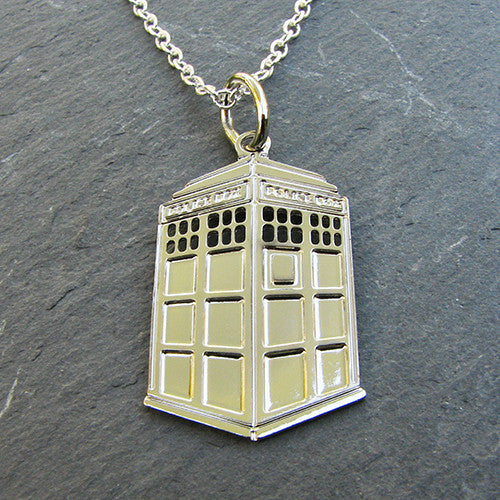 TARDIS Inspired Necklace