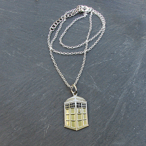 TARDIS Inspired Necklace