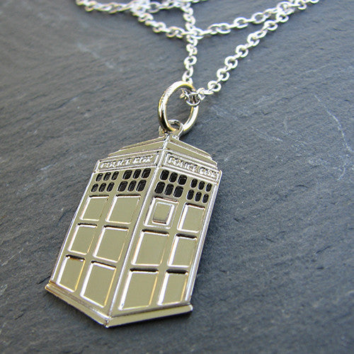 TARDIS Inspired Necklace
