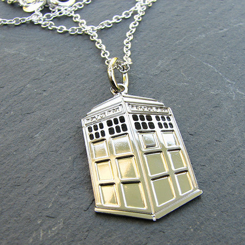 TARDIS Inspired Necklace