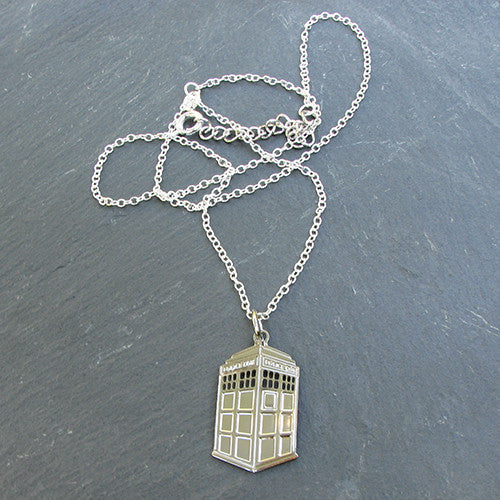 TARDIS Inspired Necklace