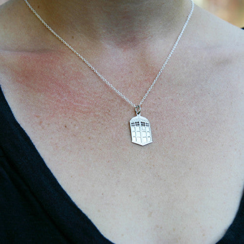 TARDIS Inspired Necklace